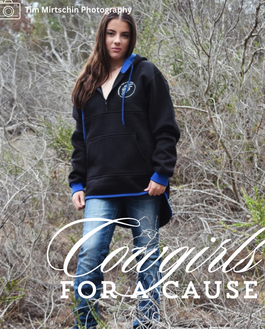 ‘Blue’ Half Zip Hoodie